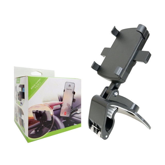 Second Generation X619-1 Alloy Universal Car Dashboard Holder Rotating Adjustable Flexible Cell Phone Stand for Home and Bed Use
