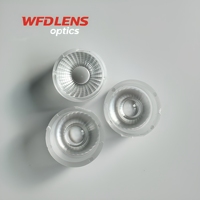 Lentille optique de 20 mm pour LED 5050 rouge et bleu à 4 puces, lentille à spot focalisé 30 °   Appareil de photothérapie pour la beauté