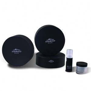High grade black logo printed cylinder boxes custom design <b>round</b> packaging <b>box</b> - Product Image 5