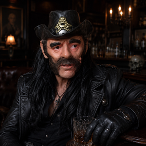 Masque de capitaine vintage en latex, masque de cosplay intégral avec chapeau noir, cheveux noirs longs, barbe et moustache pour fête d'Halloween - Product Image 6