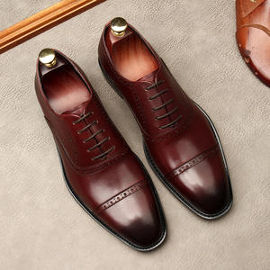 Chaussures Homme Faites à la Main de Haute Qualité, Gravées, Style Richelieu Habillé, à Lacets, Imperméables et Respirantes pour l'Automne - Product Image 2