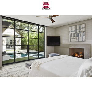 Vente directe d'usine sur mesure <span class=keywords><strong>porte</strong></span> d'entrée française <span class=keywords><strong>porte</strong></span> française fixe <span class=keywords><strong>porte</strong></span> patio en fer <span class=keywords><strong>porte</strong></span> vitrée externe - Product Image 4