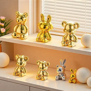 Accesorios de Osos Violentos, Figuras de Animales con Recubrimiento UV, Juego de Varias Piezas, Decoración Moderna para el Hogar, Decoración para Sala de Estar, Regalo de Cumpleaños - Product Image 1