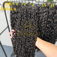 Paquetes de Cabello Rizado de Alta Calidad con Cutícula Alineada, Sin Procesar, Virgen Brasileño Remy, Doble Trama a Máquina, Cabello Humano Natural a Bajo Precio