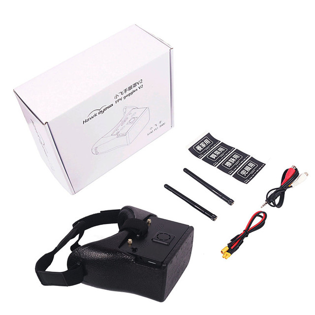 Hawkeye Little Pilot V2 AR Goggle 800x480 5.8G 48CH 16:9/4:3 Display 255g Ultralight for Racing RC Drone