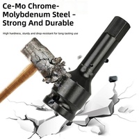 Jeu de douilles hexagonales métriques LXD 10 pièces 1/2 pouce, douilles à chocs, clé à écrous pneumatique, pièces automobiles OEM, finition oxyde noir