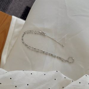 Collar de Cadena con Cuentas de Plata de Ley 925 con Baño de Rodio, Diseño Minimalista Dylam, Joyería para Mujer, para Uso Diario - Product Image 5
