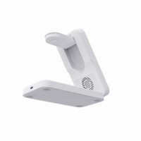 Powerqi 2026 Pengisi Daya Nirkabel Lipat 3 in 1 Terbaru dengan Fungsi Pendingin dan Layanan Dukungan OEM/ODM untuk iPhone 12/13/14/15/16/17