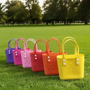 Nuevo Bolso de Mano Tipo Tote para Niñas, Pequeño, de EVA, Impermeable, con Dos Asas, Elegante, Portátil, para la Playa, Viajes, Compras y Actividades al Aire Libre - Product Image 3