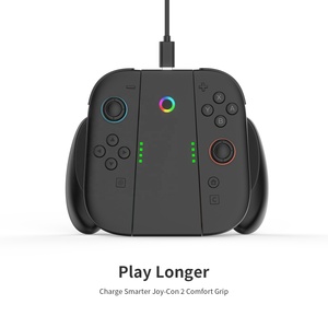 Poignée de Charge Manette Ergonomique avec Voyant Lumineux pour Mini Joy-Cons Nintendo <span class=keywords><strong>Switch</strong></span> 2, Prise en Main Confortable - Product Image 4