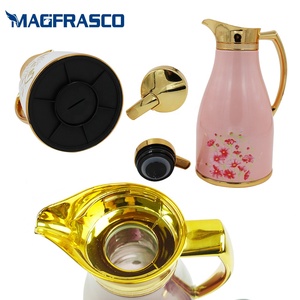 Giữ Nước Cà Phê Nóng Lạnh Trắng Xanh Sang Trọng Arabic Chân Không Flasks & Thermoses Với Glass Refill - Product Image 5