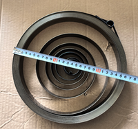 Dispositif d'enroulement de ruban à mesurer automatique industriel en acier inoxydable avec ressort en spirale, personnalisable