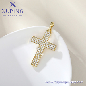 XUPING Jewelry Venta al por Mayor 2025 <span class=keywords><strong>CoCreate</strong></span> Colgante para Hombre Más Vendido Chapado en Oro Estilo Iced Out Rapero Hip Hop - Product Image 4