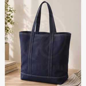 Grand sac fourre-tout en toile avec fermeture éclair pour femmes, sac fourre-tout durable pour le travail, le bureau, les courses, les voyages et le transport quotidien - Product Image 3
