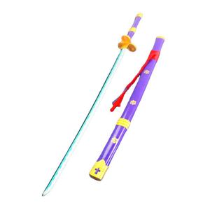 <span class=keywords><strong>2022</strong></span> Offre Spéciale Version populaire 1 pièce Zoro violet épée ABS bambou <span class=keywords><strong>Katana</strong></span> épées pour Cosplay - Product Image 1