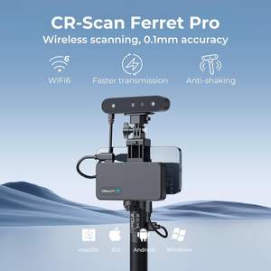 Escáner 3D Cr-Scan Ferret Pro con Precisión de 0.1mm, 60FPS, Sensor CMOS Inalámbrico, Habilitado para Impresión - Product Image 2