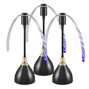 พัดลมไล่แมลงแบบพกพา ใช้พลังงานจาก USB พร้อมใบพัดโฮโลแกรม สำหรับใช้ภายใน/ภายนอกอาคาร ใช้ในบ้านและปิ้งย่าง ป้องกันแมลง - Product Image 3