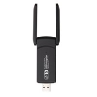 Adaptateur USB Wi-Fi double bande 2-en-1 BT4.2, carte réseau USB sans fil Wi-Fi 5 1300M
