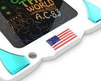 Tablette d'écriture pour enfants avec écran LCD lumineux et tableau de dessin pour enfants