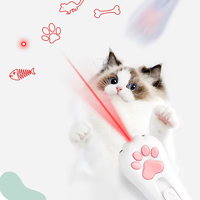 Giocattolo per Gatti con Puntatore Laser Elettronico Multifunzionale Ricaricabile USB Penna Interattiva Divertente Gioco per Gatti da Interno