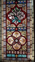 Panel Decorativo de Vidrio Artístico para Mural, Diseño Arquitectónico Europeo Personalizado, Diseño Personalizado para Vestíbulo de Hotel, Duradero para Salón