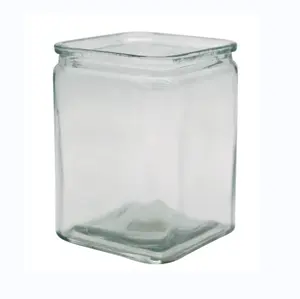 Лидер продаж, прозрачные маленькие квадратные прозрачные стеклянные вазы для цветов, прямоугольная ваза для домашнего декора