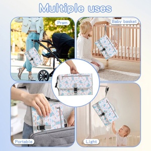 Joli design imperméable à l'eau coussin de couche pour bébé coussin à langer portable pour bébé prix compétitif doublures de matelas à langer imperméables - Product Image 3