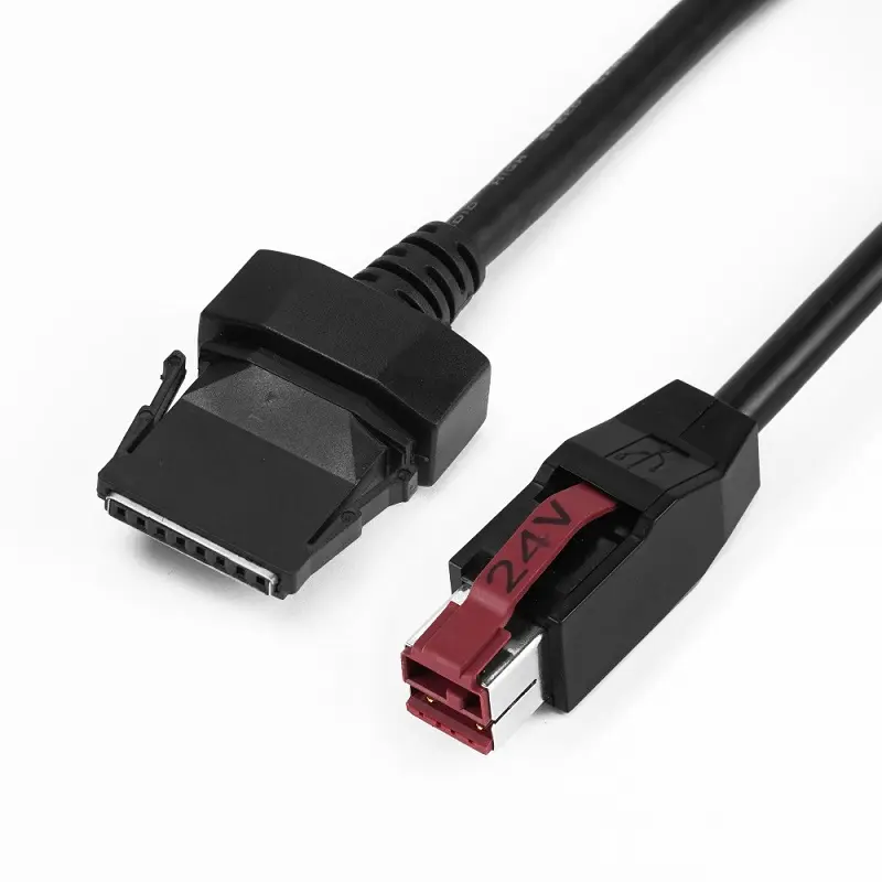 POS 전원 케이블 24 V 전원 USB 8 핀 컨버터 케이블 I B M 4610 프린터