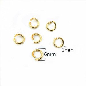200pcs/bag <b>Cheap</b> Price Wholesale Vacuum Plating Stainless Steel Open <b>Ring</b> for DIY Jewelry Jump <b>Rings</b> Findings Accessories - Product Image 2