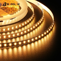 Tira de Luces LED de Alta Densidad de 5 mm, DC 12v 24v 10W Smd2835, Adhesiva, Cortable en 120D, Plateada, en Oferta