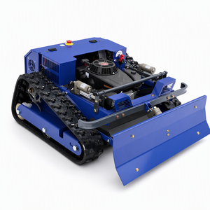 Tondeuse robotisée industrielle télécommandée sur chenilles 2-en-1 avec pelle à neige, moteur essence 4 temps 224cc, largeur de coupe 550mm TQ-5 - Product Image 1
