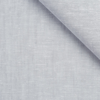 Tissu Léger en Lin et Coton Mélangé Teint en Fil Écologique Bleu Clair pour Robes Formelles et Chemises Décontractées Hommes, Femmes et Enfants