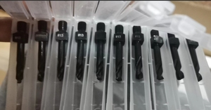 Apex HSS cobalt M35 M42 NAS 965 Type C <b>Drill</b> <b>Bit</b> stubby #13 Threaded Hex Shank <b>Drill</b> <b>Bit</b> for aircraft - Product Image 5