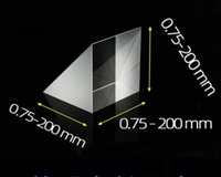 Prisme octogonal à 60 degrés en verre optique, outil pédagogique de dispersion, outil d'expérimentation éducative personnalisé, marque XCD, garantie 1 an