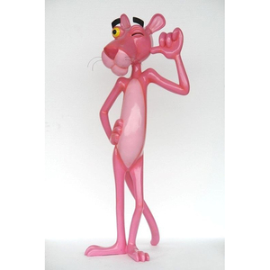 Scultura della pantera rosa di grandi dimensioni della decorazione dell'interno all'aperto di progettazione moderna - Product Image 6