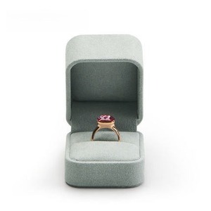 Custom New Jewelry Packaging Box Leather Pendant Earrings Necklace Ring <b>Storage</b> Box Plastic Jewelry Gift Box - Product Image 6