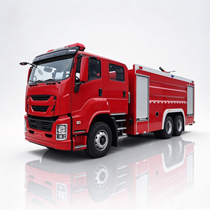 Camion de pompiers, véhicule d'intervention incendie, véhicule de lutte contre les incendies, véhicule de sauvetage, scène d'accident nocturne, 4x2 Diesel Euro3/4/5 Isuzu - Product Image 1