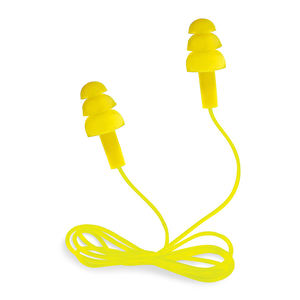 سدادات أذن سيليكونية لتقليل الضوضاء بنسبة 29 ديسيبل، حماية للأذن، خيار بسلك، ألوان مخصصة، تغليف في أكياس بلاستيكية أو علب ملونة - Product Image 3