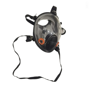 अग्निशामक रासायनिक धूल संरक्षण कारतूस के लिए पूर्ण-फेस श्वासयंत्र, पुनः प्रयोज्य गैस मास्क - Product Image 3