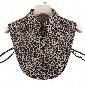 Nouveau col décoratif pour sweat à capuche femme, style coréen, imprimé léopard, polyvalent et tendance, USA Mairun Casual - Product Image 4