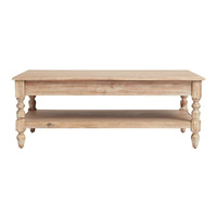 Table d'appoint et table basse en bois massif rustique, style moderne, personnalisable en usine, pour salon, décoration intérieure unique 2026