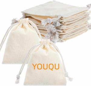 Heavy Duty Cotton <b>Rope</b> Drawstring <b>Bags</b> with Letter Pattern Customizable Size for Travel Groceries & Outdoor Activities - Product Image 3