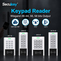 Lecteur de clavier Wiegand 3-en-1 en métal XK7-R, lecteur de cartes RFID étanche, clavier anti-vandalisme, système de contrôle d'accès aux portes