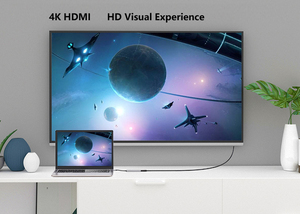 6 포트 허브 <span class=keywords><strong>USB</strong></span> 4k-hdtv a Type-c Usb3.0 어댑터 Pd Sd Tf 급속 충전기 Sd Tf 카드 리더 노트북 용 <span class=keywords><strong>USB</strong></span> 허브 - Product Image 2