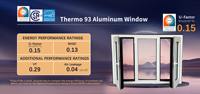Ventanas con Rejillas Térmicas 93 Mejoradas con Protección Integrada Contra la Intemperie, Certificadas por Energy Star para Uso en Hoteles y Villas en Canadá