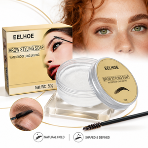 Crème Coiffante Sourcils EELHOE Savon <span class=keywords><strong>Cire</strong></span> à Sourcils 3D Transparent <span class=keywords><strong>Incolore</strong></span> Rafraîchissant Longue Durée Forme Naturelle Vente en Gros - Product Image 1