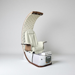 เก้าอี้นวดทำเล็บปรับระดับไฟฟ้าแบบพนักพิงสูงสำหรับร้านเสริมสวย - Product Image 2