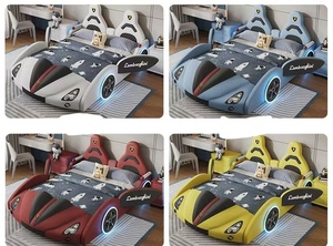<span class=keywords><strong>Cama</strong></span> Infantil de Lujo con Diseño de Auto Italiano, <span class=keywords><strong>Cama</strong></span> de Cuero Suave para Villa Moderna - <span class=keywords><strong>Cama</strong></span> Infantil Creativa con Forma de Auto Deportivo - Product Image 5