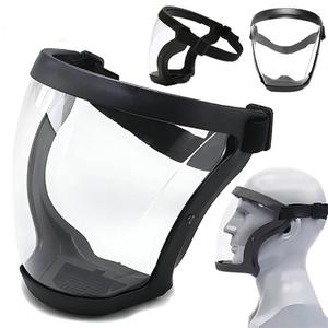 Masker Pelindung Kerja Pelindung Wajah Penuh Pelindung Wajah Transparan Layar Pelindung Wajah Aksesori Dapur Gadget - Product Image 1