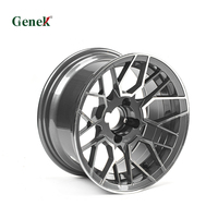 Jantes en alliage d'aluminium Genek, pneus radiaux, 4 trous, résistantes aux chocs, style sport, remplacement